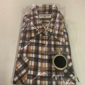 Vintage male duds flannel shirt